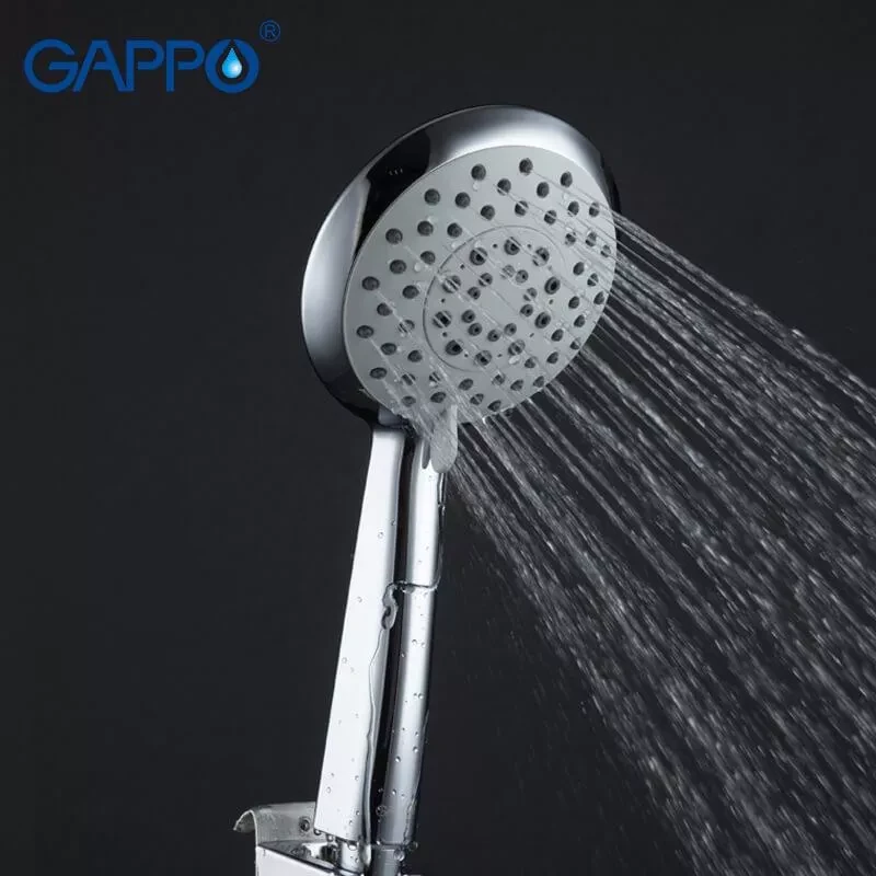 Лійка для душу GAPPO G17 5-режимна хромована