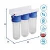 Фильтр для воды тройной USTM FS3-WFW12 1/2"