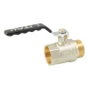 Кран кульовий ITAL PN25 1 1/2" ВЗ нікельований з ручкою-вентилем