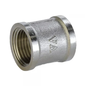 Муфта VLMZ латунная 1/2" никелированная L-37.