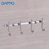 Полотенцесушитель GAPPO G201-4 хромированный на 4 крючка 235 мм