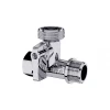 Кран приборный V&G 1/2"x3/4"x1/2" латунь