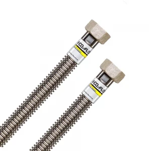 Подвод ECO-FLEX 3/4" 150 см из нержавеющей стали гайка-гайка для воды и отопления