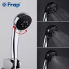 Смеситель для ванны FRAP F3242 черный/хром