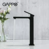Смеситель для умывальника GAPPO G1017-62 черный