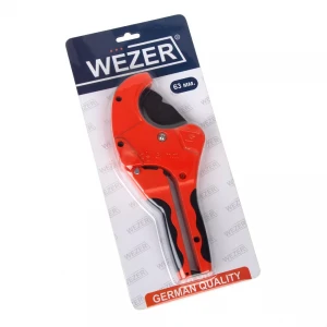Ножницы для пластиковых труб WEZER 20-63 мм.