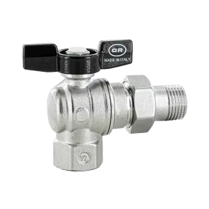 Кран шаровой RIGAMONTI Aurea PN35 3/4" угловой с полуугоном