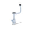 Сифон для кухонной мойки ANI PLAST A0145S 3 1/2"x40 с гибким переливом, без выпуска