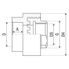 Муфта PPR ITAL 32 мм x 3/4" с внутренней резьбой