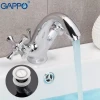 Смеситель для умывальника GAPPO G1042 хромированный