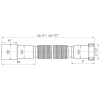 Труба гнучка ANI PLAST K116 1 1/2" x 40/50 (541-1371 мм)