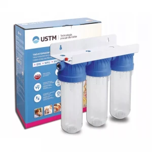 Фильтр для воды тройной USTM 1" FS3-WFW1