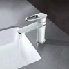 Смеситель для умывальника FRAP F1049 белый/хром
