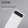 Смеситель для умывальника GAPPO G1007-50 белый/хром