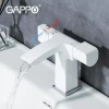 Смеситель для умывальника GAPPO G1007-50 белый/хром