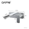 Смеситель для умывальника GAPPO G1048-22 белый/хром