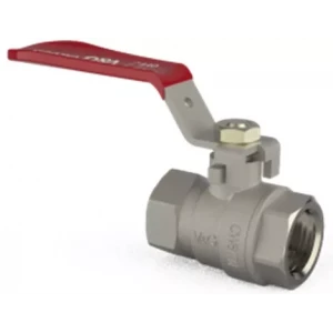 Кран кульовий V&G Optima 1/2" ВВ з червоною ручкою