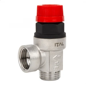 Запобіжний клапан ITAL 1,5 bar ВЗ 1/2" нік. {120}