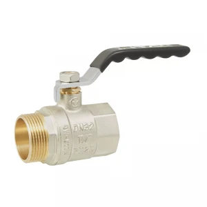 Кран кульовий ITAL PN25 1 1/4" ВЗ нікельований з ручкою-вентилем