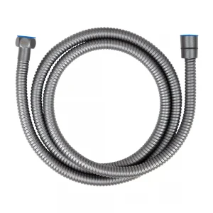 Душевой шланг WEZER WKR-008-150GG 150 см оружейная сталь