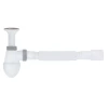 Сифон для умивальника ITAL 1 1/4"x32 з литим випуском та гофротрубою 40x40/50