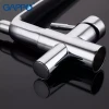 Смеситель для кухни GAPPO G4398-7 черный/хром с гибким изливом