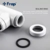 Сифон для раковины FRAP F82-6 белый латунный под донный клапан.