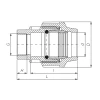 Муфта ПЕ ITAL 20 мм x 3/4" з внутрішньою різьбою