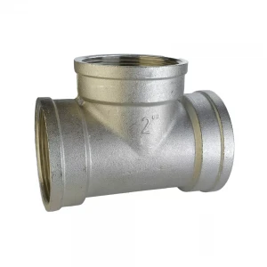 Тройник VLMZ 1/2" ВВВ никелированный.