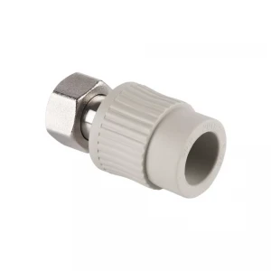 Муфта PP-R ITAL 20 мм x 1/2" с накидной гайкой и металлической вставкой