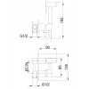 Гигиенический душ со смесителем FRAP F7505 хромированный