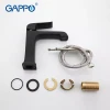 Смеситель для умывальника GAPPO G1050 черный