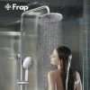 Душевая система FRAP F2449 с поворотным изливом, переключателем на лейку, 3 режима, белая/хром