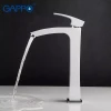 Смеситель для умывальника GAPPO G1007-18 белый/хром