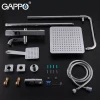 Душевая система с термостатом GAPPO G2491 хромированная с переключателем на лейку