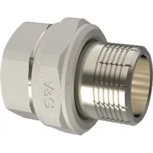 Угон-американка V&G 1/2" прямая латунная