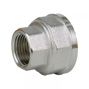Муфта переходная VLMZ латунь 1 1/4" В*1" В никелированная (L-45)