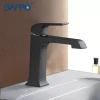 Смеситель для умывальника GAPPO G1050 черный