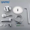 Душевая система GAPPO G7104 с переключателем на лейку, 3 функции, хром
