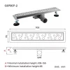 Душевой трап GAPPO G87007-2 70x700 мм нержавеющая сталь
