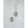 Ершик для унитаза FRAP F30410-1 настенный поворотный с держателем для моющего нержавеющая сталь.