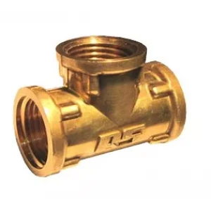 Тройник STA 3/4" ВВВ латунный