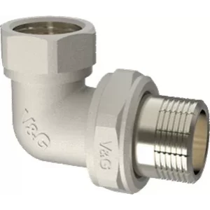 Сгон-американка угловой V&G 1/2" латунь