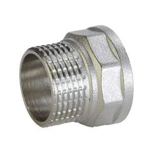 Переходник VLMZ 1/2" В*1/2" С никелированный (L-80)