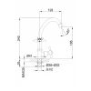 Монокран для кухни FRAP F4108 хромированный