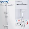 Душевая система с термостатом GAPPO G2491 хромированная с переключателем на лейку