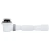 Душовий піддон D1011K низький 1 1/2" злив Click-Clack з гофротрубою 40*40/50
