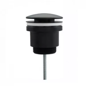 Донный клапан FRAP F62-7 1 1/4" нажимной черный