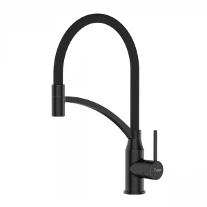 Смеситель для кухни FRAP F4552-6 с гибким изливом черный