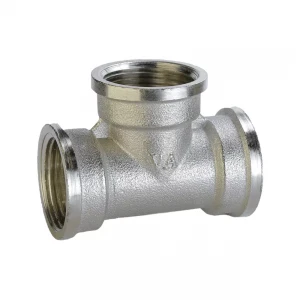 Тройник VLMZ 3/4" ВВВ никелированный.